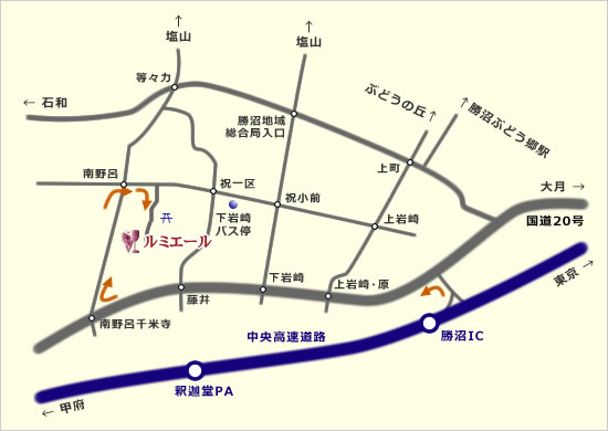 車でのアクセス方法