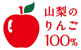 山梨のりんご100%